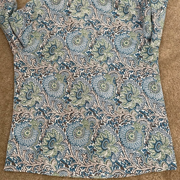 Talbots wrap style blouse - Picture 9 of 9